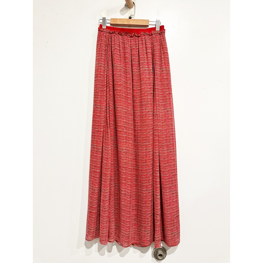 Sundance Red Stripe Maxi Skirt Size XS